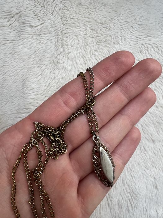 Naszyjnik łańcuszek łańcuch vintage stary retro art deco lata 90s 19