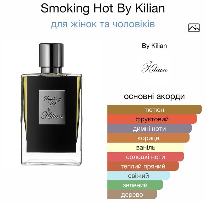 Парфумована вода Kilian Smoking Hot 50ml.(Premium)