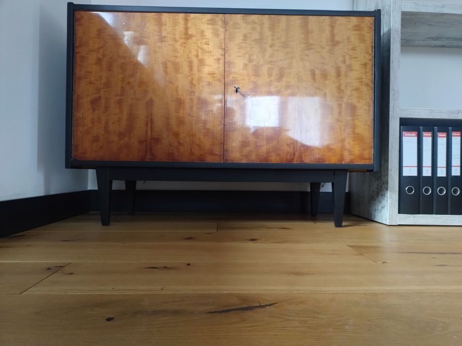 Szafka PRL patyczak komoda stara design