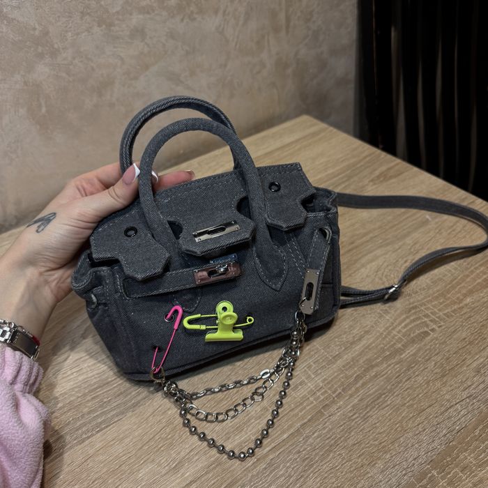 Сумка джинсова маленька