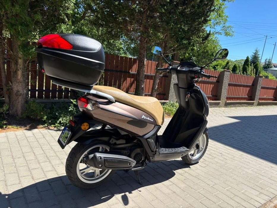 Peugeot Kisbee 50, 2017r, motorower, kufer    NOWA LOKALIZACJA