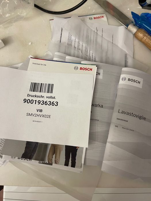 Maquina loiça encastre embutida silenciosa BOSCH SMV2HVX02E - NOVA