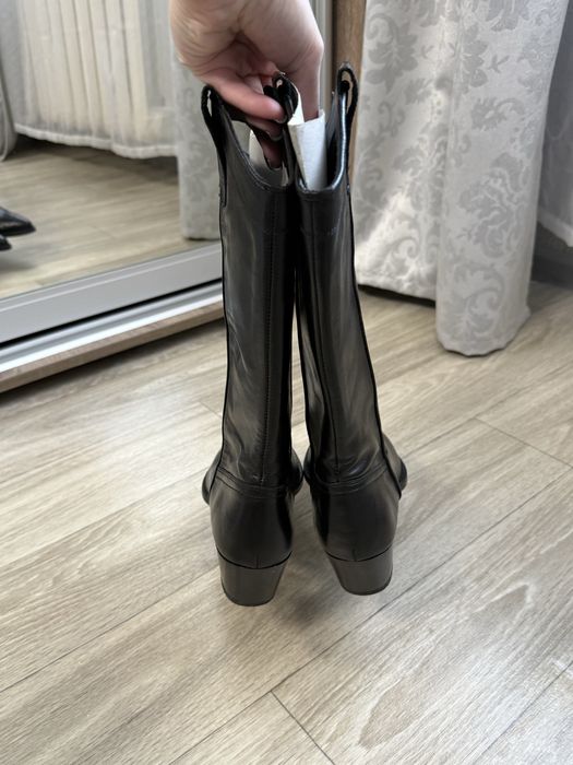 Козаки шкіряні zara 36