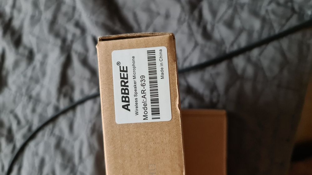 Mikrofonogłośnik mikrofon bezprzewodowy ABBREE AR-639 BEZPRZEWODOWE