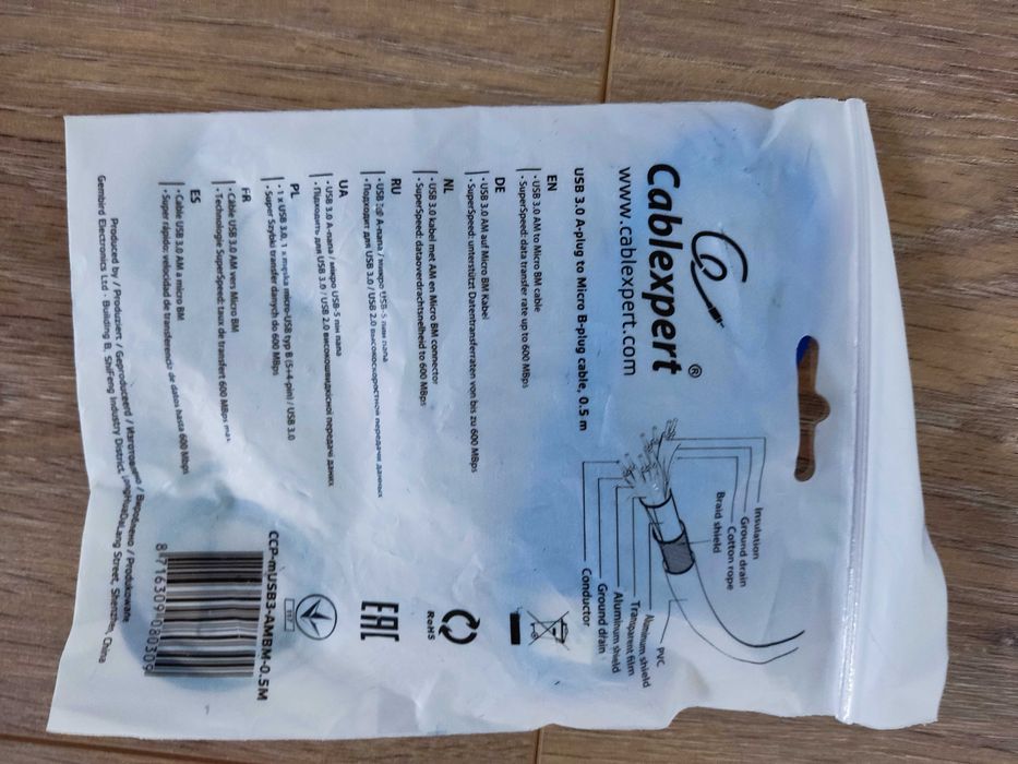 Kabel USB 3.0 szybki transfer danych