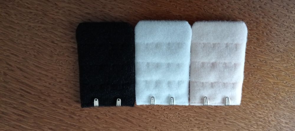 3szt przedłużaczy do biustonosza