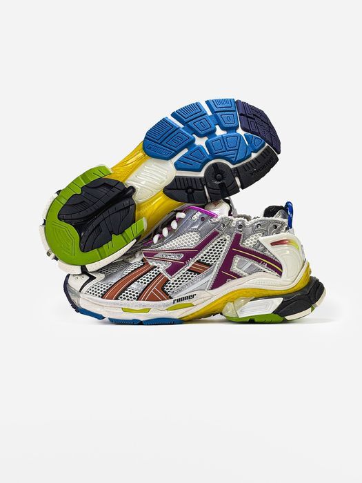Кросівки Balenciaga Runner White/Pink premium | Кроссовки чоловічі жіночі