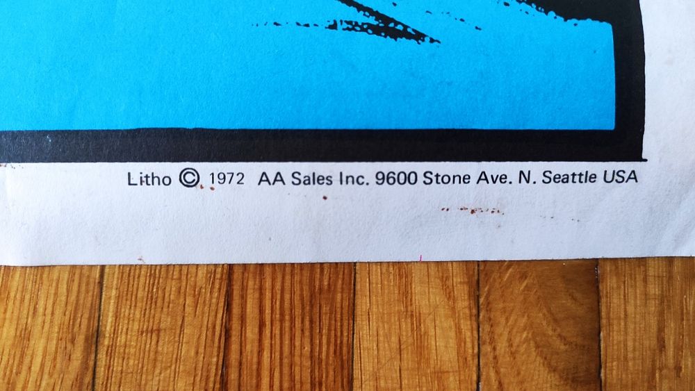 Say Baby Let's Boogie plakat, poster 1972  USA 89x58 cm Bar PUB lokal