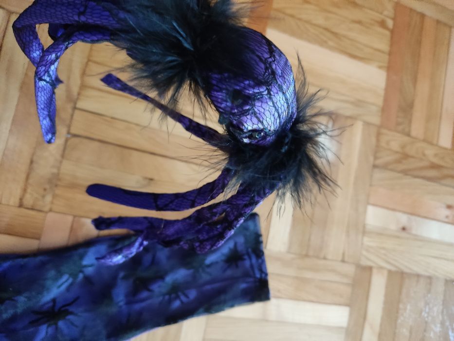 Strój na Halloween rękawiczki z opaską Andrzejki