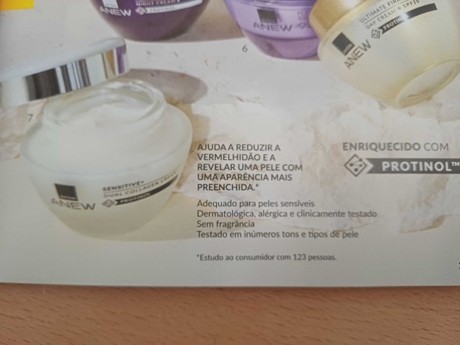 Creme de dia Avon Anew Sensitive