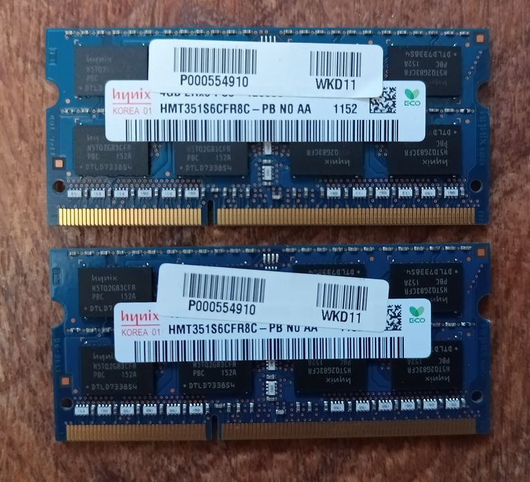 Память для ноутбука SODIMM  8GB DDR3 1600Mhz