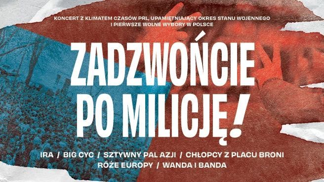 Zadzwońcie po Milicję Warszawa Torwar płyta- dwa bilety