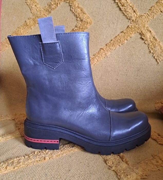 Nowe botki Avanti skóra naturalna skórzane workery sztyblety