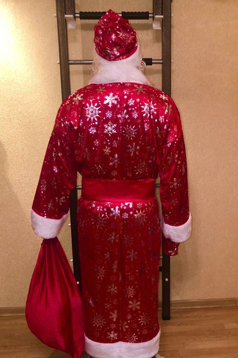 Червоний костюм Діда Мороза Дід Мороз Дед Мороз костюм Деда Мороза