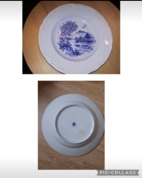 Prato antigo em louça