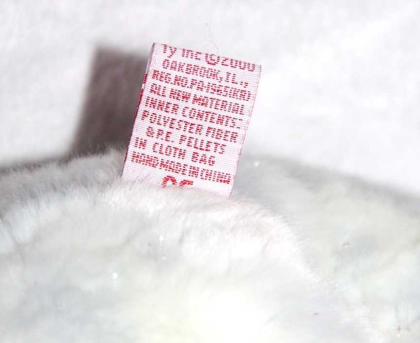 Ty Beanie Buddy The Beginning Bear Babies Baby 2000 miś misiu  biały