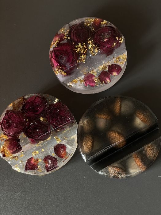 Тримач для телефону з епоксидної смоли. Підставка для телефону.