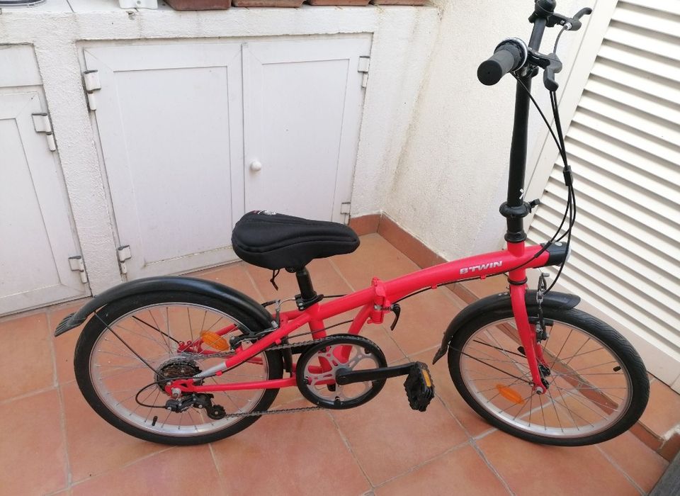 Bicicleta dobrável como nova