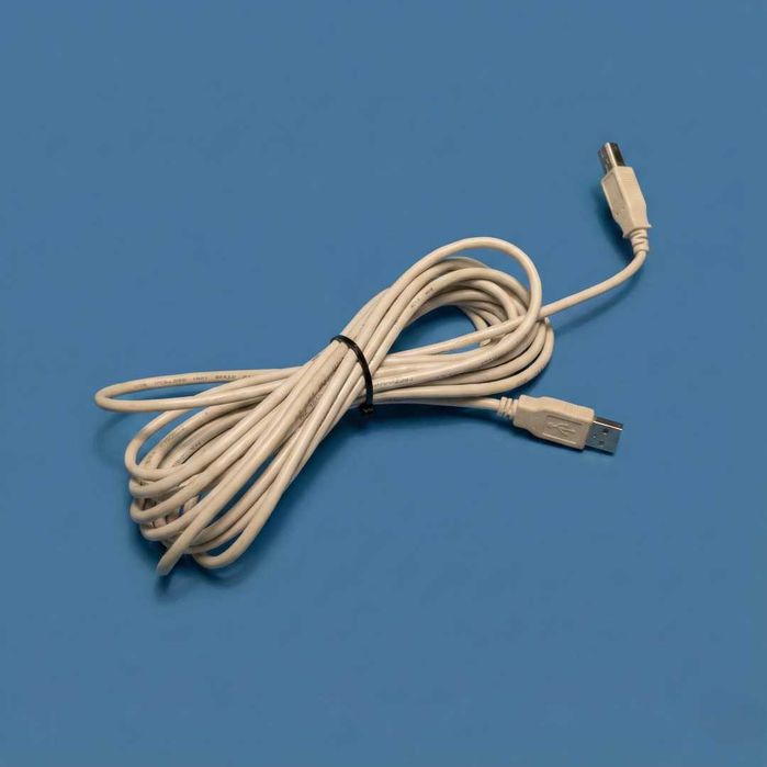 Kabel USB A do USB B do Drukarki Skanera. Długi ok. 3m. Solidny