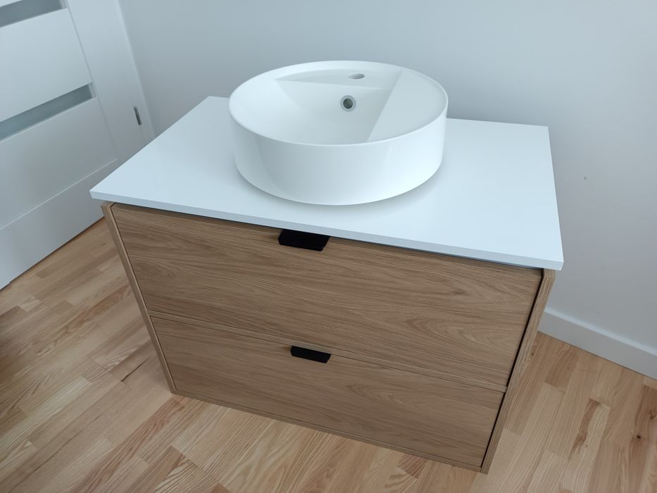 Szafka łazienkowa z blatem 80cm