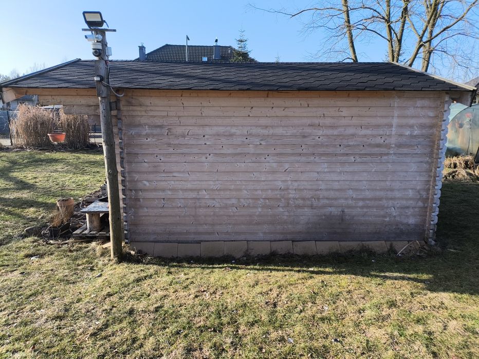 Domek narzędziowy drewniany balik 40mm 16m2