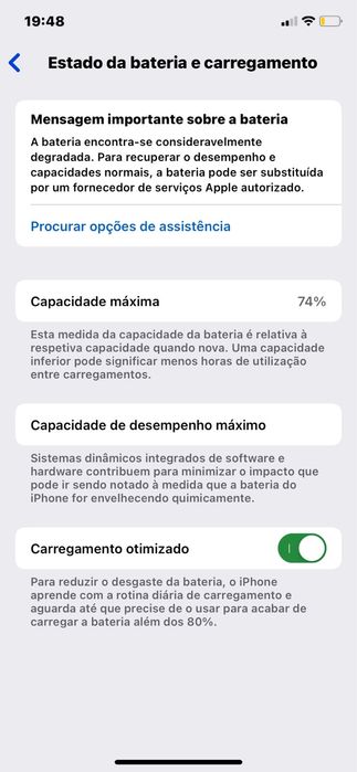 Iphone 11. 64 gb de memória e 4 ram