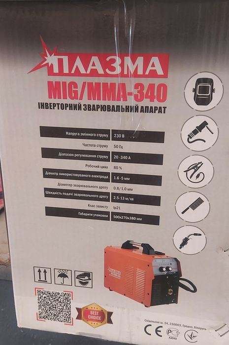 Сварочный Полуавтомат Плазма mig mma tig 340