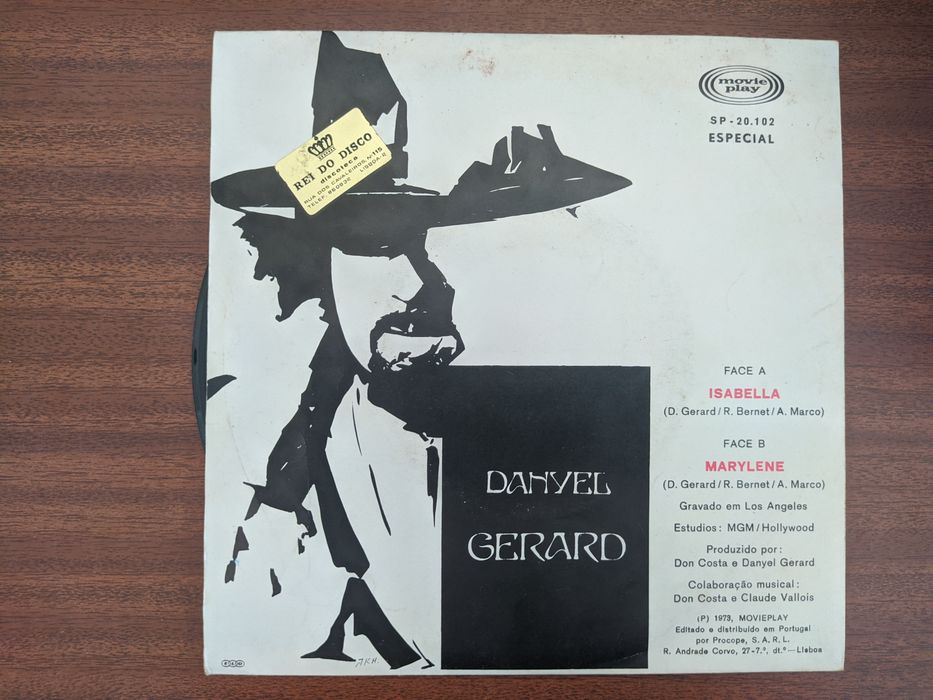 Vinil - Danyel Gerard – Isabella