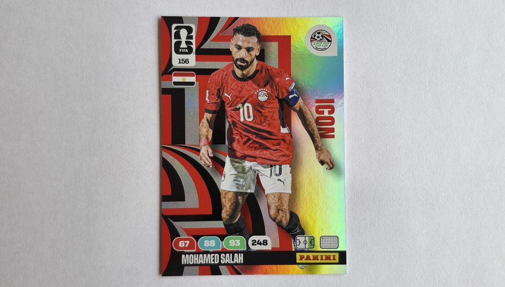 Karta Panini FIFA World Cup 2026 nr 156 - Mohamed Salah - ICON