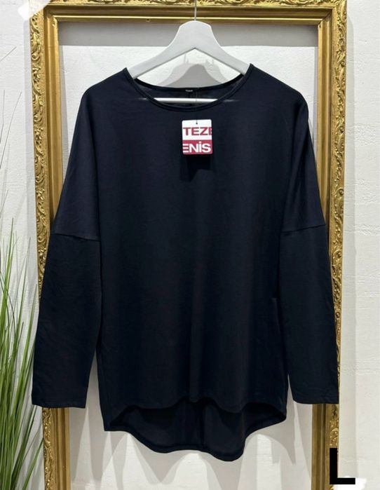 100% bawełna. Tezenis L/40 nowa (z metką) bluzka oversize, wygodna