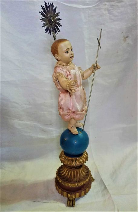 Menino Jesus Todo Mundo Madeira Séc XVII