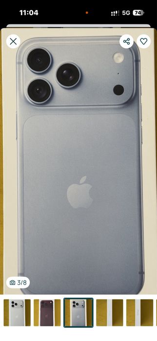 Iphone 18 pro max glaciar 1TB Selado