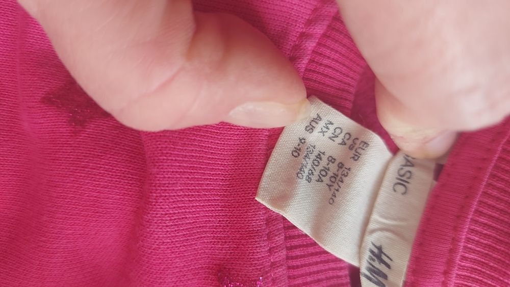 3 Bluzy 128/140 cubus hm