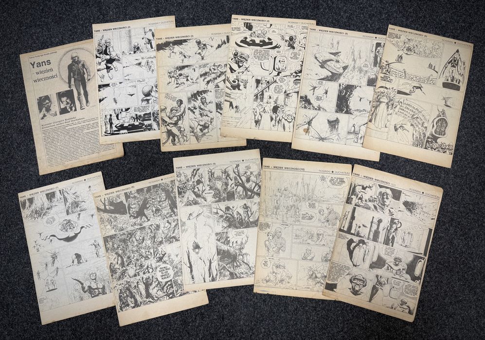 Komiksy z Fantastyki  1982 do 1990 - Funky Koval, Yans, Larkis i inne