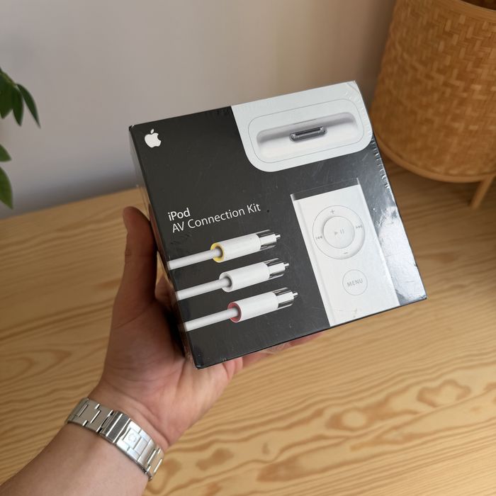 Nowy zafoliowane Apple iPod AV connection kit kolekcjonerski