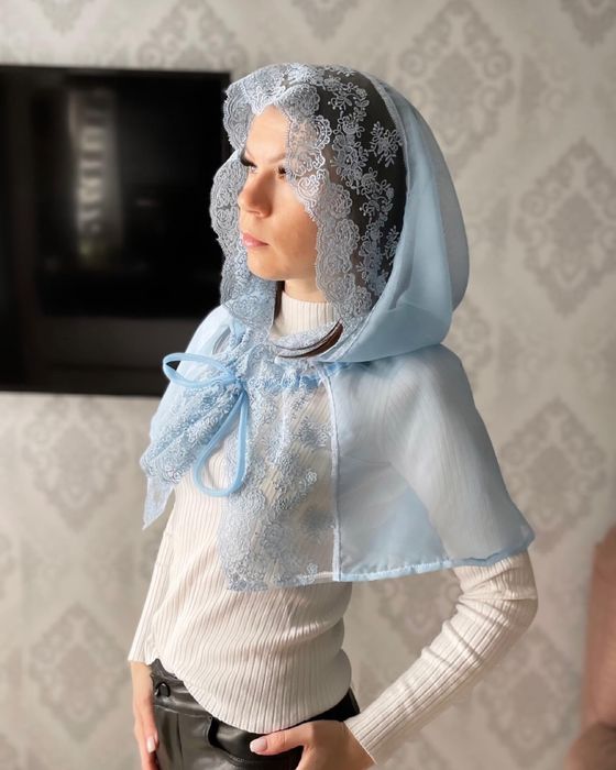 Палантин , церковный платок , палантин для венчания