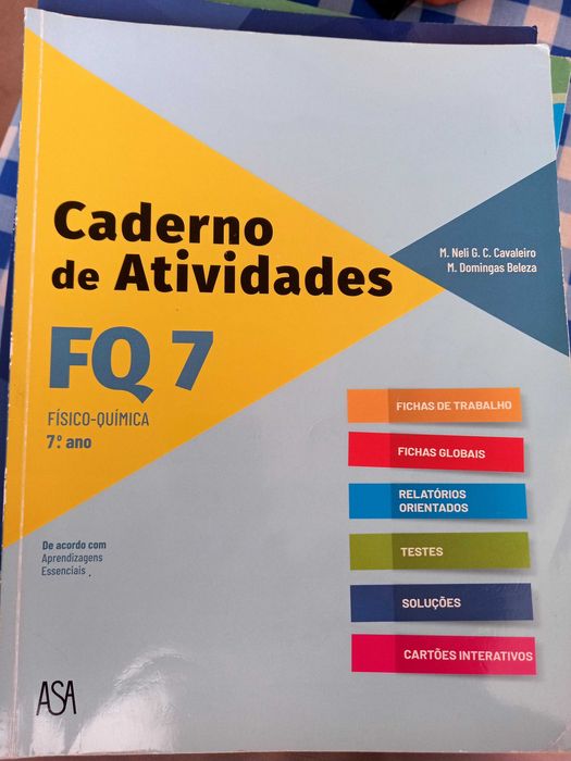 FQ 7 - Caderno Actividades- Fisico Quimica