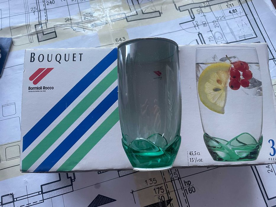 Bormioli Rocco Bouquet Szkło kolorowe włoskie
