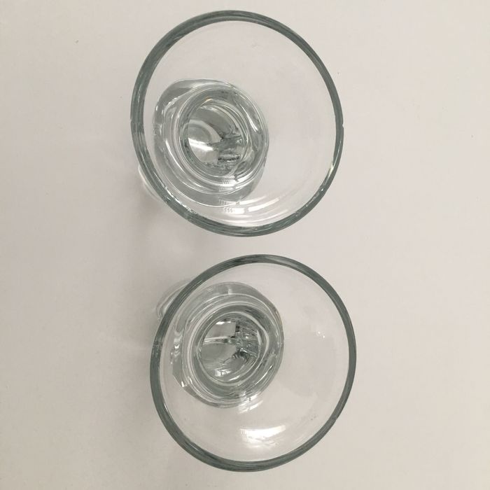 Dwa świeczniki z czasów PRL