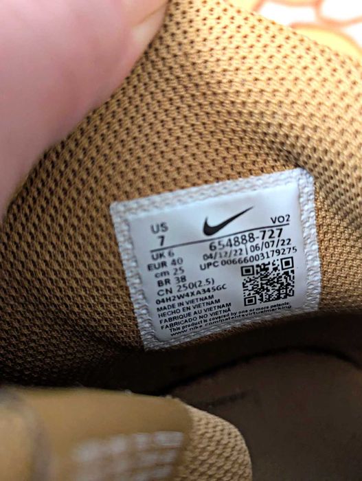 Черевики Nike Hoodland Suede US7/38 25 кросівки Original унісекс