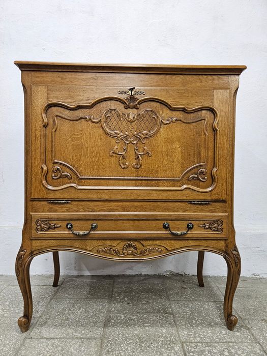 Duży barek ludwikowski komoda Francja /