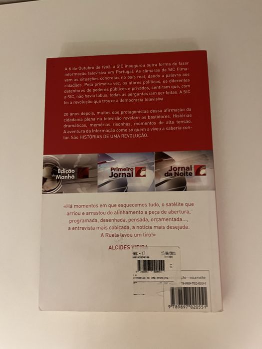 Livro: Histórias de uma revolução- SIC