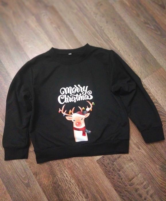 Новорічний, різдвяний светр для хлопчика (розмір 110)