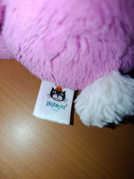  ♡ Bashful Pink Bunny Personalised Bashful Pink Bunny Medium - Official Jellycat