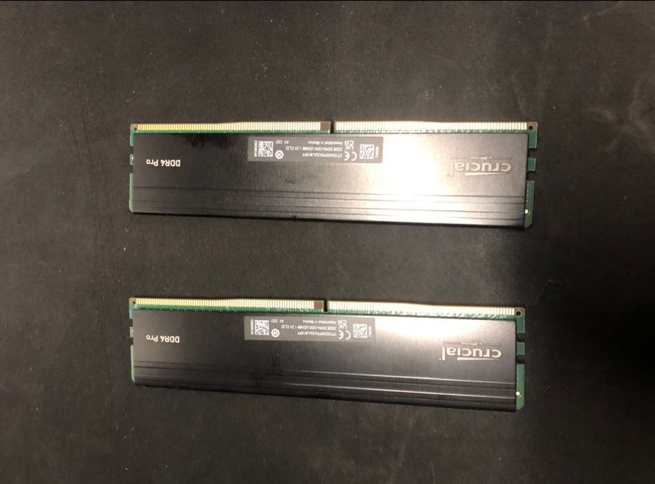 Озу Crucial DDR 4 2X32 Gb 3200 MHZ 64 GB