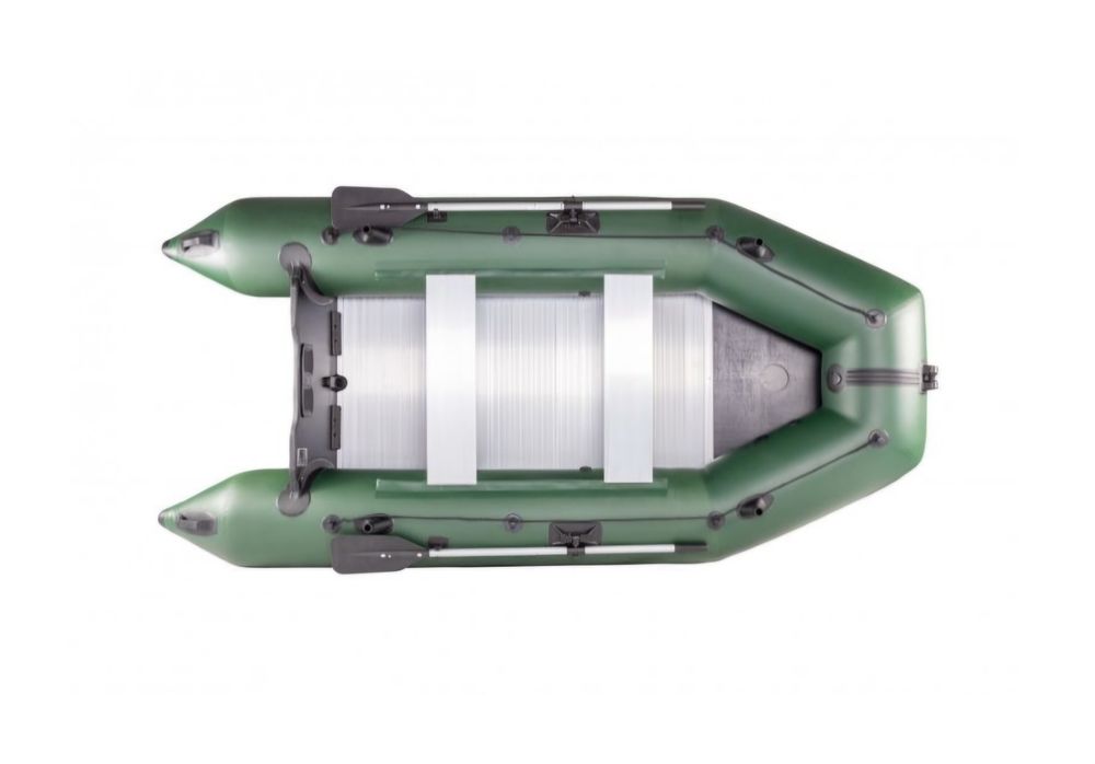 Ponton Kormoran 330PP Zielony / sztywna aluminiowa podłoga