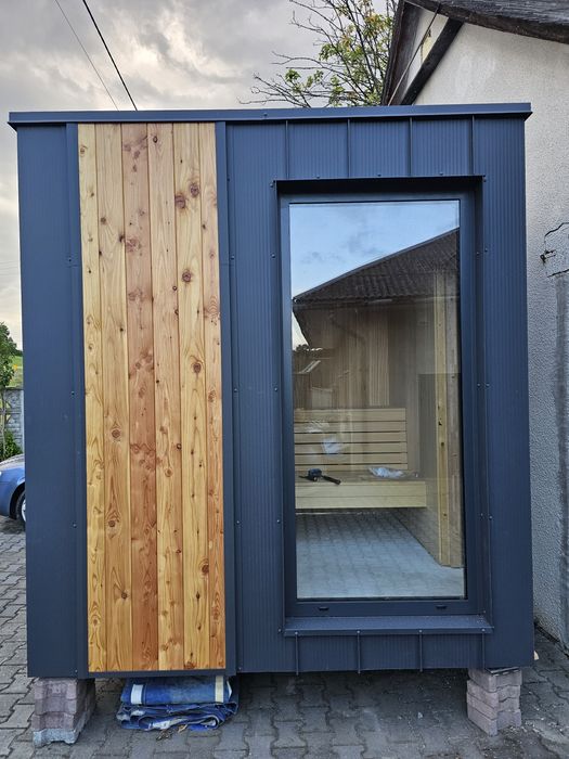 Sauna ogrodowa strefa spa