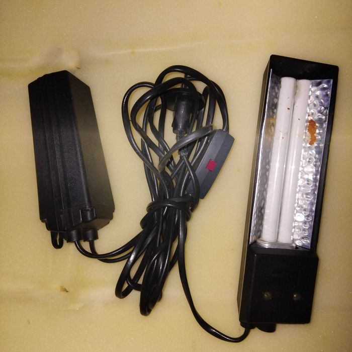 Настільна лампа, прищепка