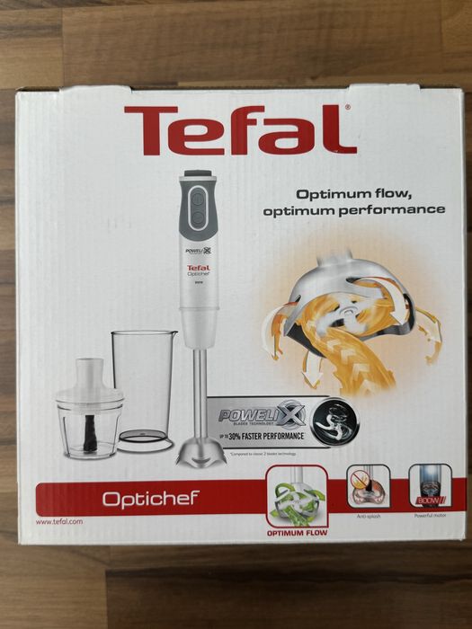 Занурювальний блендер Tefal HB641138, 800 Вт, повний комплект, дуже хороший стан
