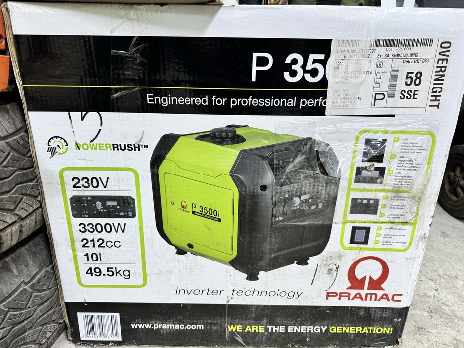 Бензиновый инверторный генератор Pramac 3500і